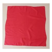 Vintage Jacqmar Hot Pink Silk Scarf with Rolled Edges