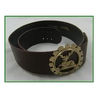 Vintage Paris House - Size: M - Brown - brass Stag buckle