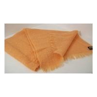 Vintage St Michael apricot mohair/wool scarf/wrap