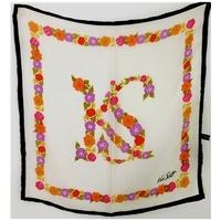 Vintage Ken Scott, multi-coloured floral silk scarf