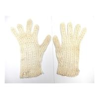 Vintage Crochet Off White Gloves Unbranded - Size: Not specified - White - Gloves