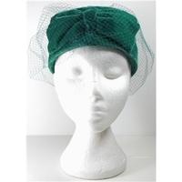 Vintage 1980\'s Spring Green Wedding Hat Unbranded