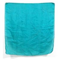 Vintage Turquoise Lightweight Silk Scarf