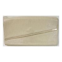 vintage glomesh small enamelledgold metal eveningclutch bag