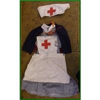 vintage 1950s prairie glen complete nurses costume size 6 8 years