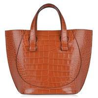 victoria by victoria beckham embossed tulip tote