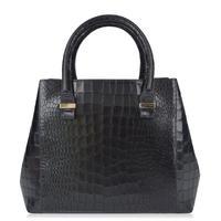 victoria beckham printed croc tote bag