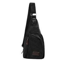 vintage mens canvas military bag zipper pocket shoulder travel bag hik ...