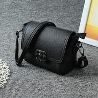 vintage soft pu hasp flap mini shoulder messenger womens crossbody bag