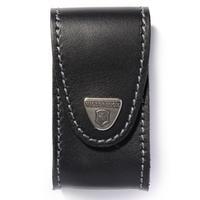 Victorinox Leather Belt Pouch, 5-8 Layer - Black, Black