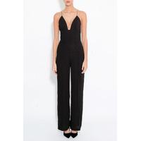 Vicky Pattison Strap Back Plunge Jumpsuit