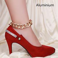 Vilam Cool Aluminium High Heel Chain Boots Chain Ankle Bracelet Anklet Foot Jewelry Big Extention Chain