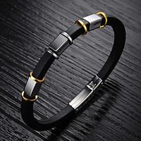 vintage casual alloy leather bracelet