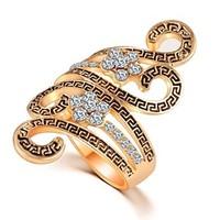 vintage casual alloy diamond statement ringimitation diamond birthston ...