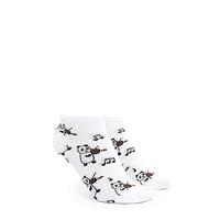 Violin Panda Print Ankle Socks