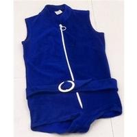 Vintage 70\'s St Michael Size M royal blue towelling one piece