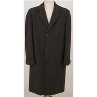 Vintage, Dunn & Co, size 44, grey wool & cashmere overcoat
