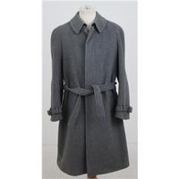 Vintage 80\'s Selfridges, size L grey coat