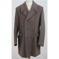Vintage 60\'s Dormie Elysian, size M brown pea coat