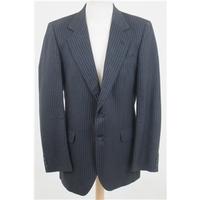 Vintage 1990 Burberrys, size 38 grey & black striped jacket