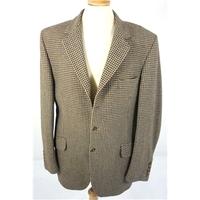 Vintage Hackett Size: Medium (40 chest, reg length) Moss Green Town/Country Tweed Wool Designer Blazer/Jacket.
