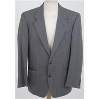 Vintage Daks, size 42S grey fine wool check jacket