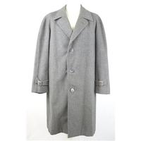 Vintage Marzotto - Size 38 - Grey - Italian Made Single Breasted Overcoat