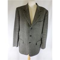 vintage valentino uomo size 395r brownblack jacket