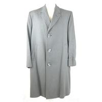 Vintage John Collier - 42R - Shot Grey Teal - Single Breasted OverCoat