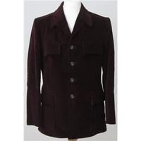 Vintage Shannon - Size: M - Burgundy - Cord Jacket