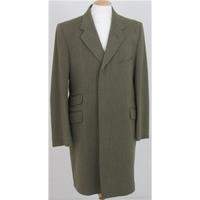 Vintage John G Hardy size L khaki brown wool coat