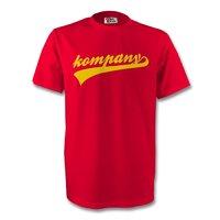 vincent kompany belgium signature tee red kids