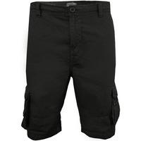Victor Cotton Cargo Shorts in Black  Dissident