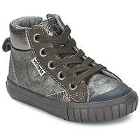 victoria bota metalizada girlss childrens shoes high top trainers in s ...