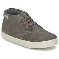 victoria 6788 boyss childrens shoes high top trainers in grey