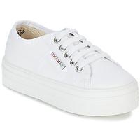 Victoria BASKET LONA PLATAFORMA KIDS girls\'s Children\'s Shoes (Trainers) in white