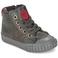 victoria bota napa pu boyss childrens shoes high top trainers in grey