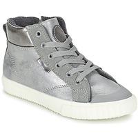 victoria bota metalizada pu girlss childrens shoes high top trainers i ...