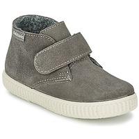 victoria 6799 girlss childrens shoes high top trainers in grey