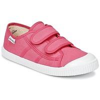 Victoria BASKET LONA DOS VELCROS girls\'s Children\'s Shoes (Trainers) in pink