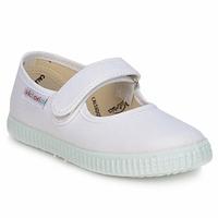 Victoria MERCEDES VELCRO LONA girls\'s Children\'s Shoes (Pumps / Ballerinas) in white