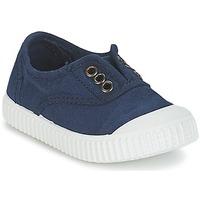 Victoria INGLESA LONA TINTADA girls\'s Children\'s Shoes (Trainers) in blue