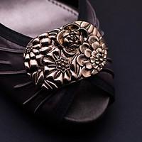 vintage flower shape crystal detachable decorative accents plastic sho ...