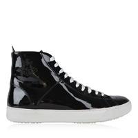 VIVIENNE WESTWOOD MAN Patent High Top Trainers