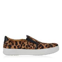 VIVIENNE WESTWOOD MAN Leopard Slip On Trainers