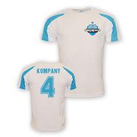 vincent kompany man city sports training jersey white kids