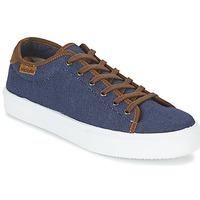 victoria basket lino detalle marron mens shoes trainers in blue