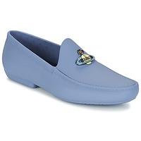 Vivienne Westwood ENAMELLED ORB MOC men\'s Loafers / Casual Shoes in blue