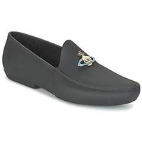 vivienne westwood orb mov mens loafers casual shoes in black