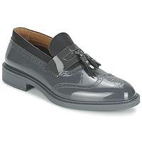 vivienne westwood penny brogue mens loafers casual shoes in grey